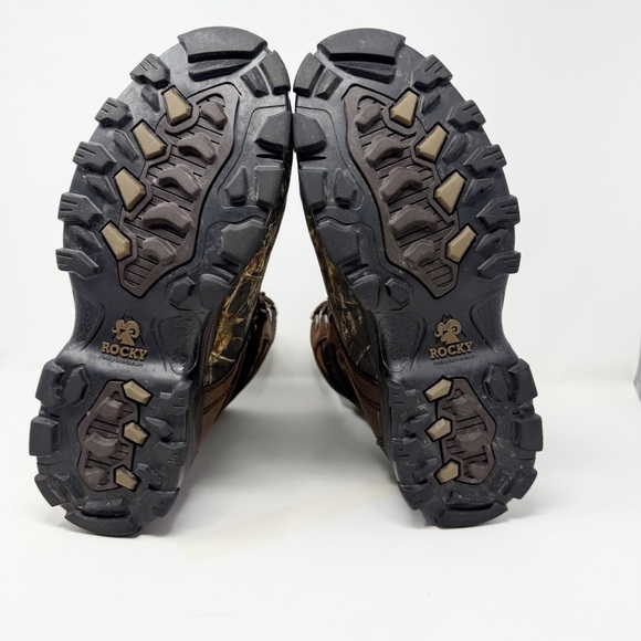 Rocky Sport Utility Max Brown and Green Outdoor Boots with Camouflage Design Rocky Sport Utility Max Brown and Green Outdoor Boots with  main image 2
